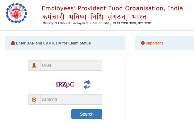 Check Epf Claim Status Using Uan Pf Number Umang App