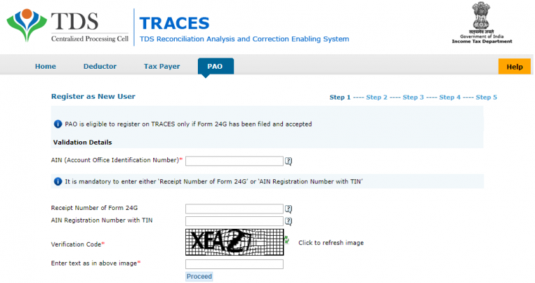 TRACES - How to Register & Login on TDS TRACES Website - Paisabazaar