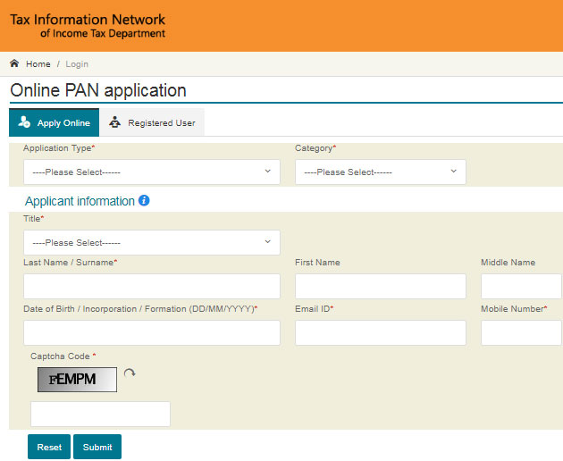  How To Apply For Pan Card 