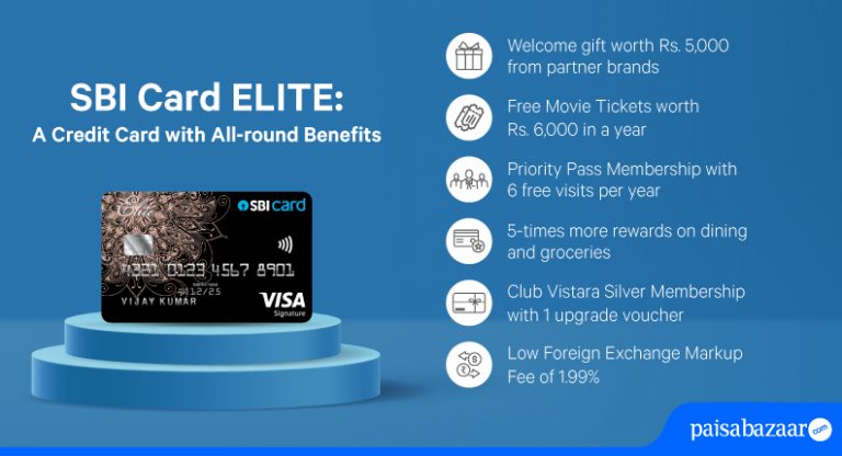 Sbi Card Elite Features Benefits Annual Fees Charges Apply Online