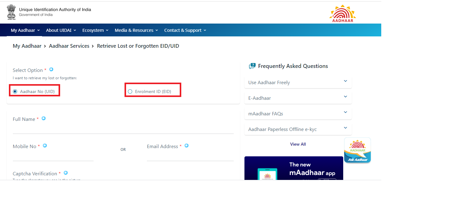 How to Get A Copy of Duplicate Aadhaar Card Online - Paisabazaar