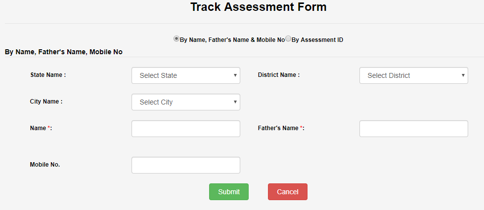 pmay assessment form