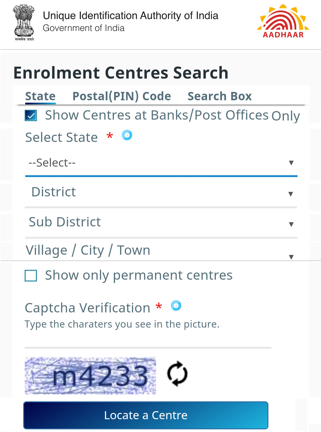 Aadhar Card Center How To Find Aadhaar Enrolment Centre Near Me