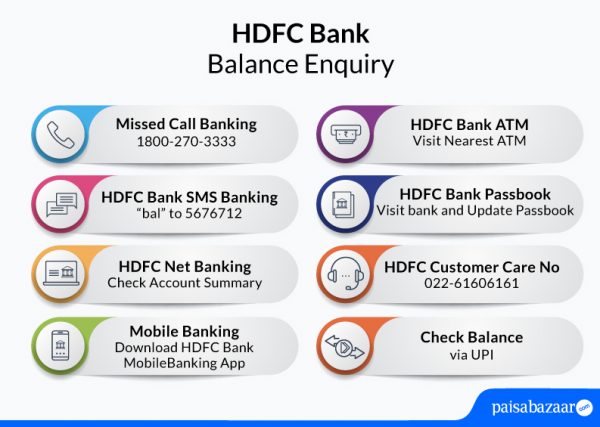 HDFC Balance Check Number | HDFC Bank Balance Enquiry Online 2022