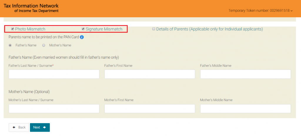 change address in pan card