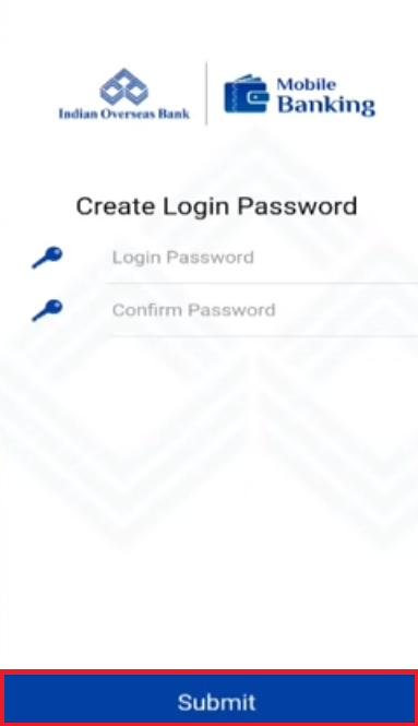 5 - IOB Mobile Banking Password