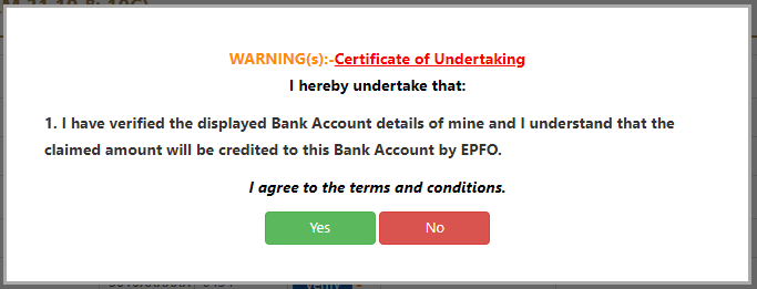 EPF Withdrawal Claim 