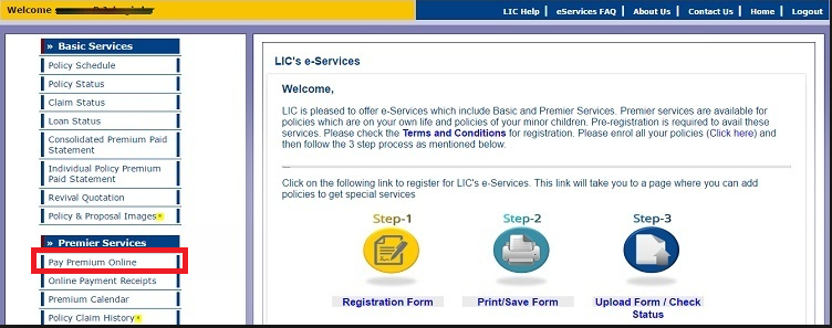 How to Pay LIC Premium Online