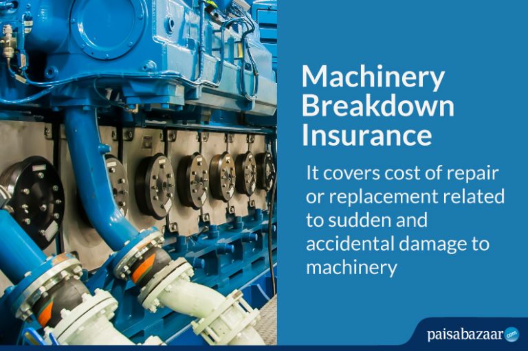 Machinery Breakdown Insurance : Coverage, Claim & Exclusions