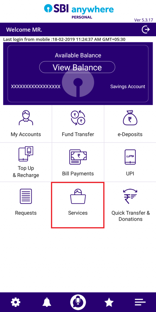 1 - SBI ATM Card Block through mobile banking