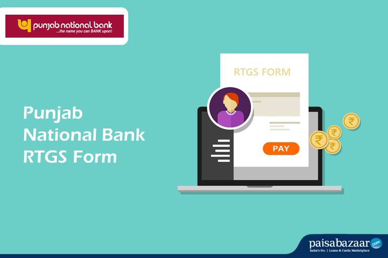 PNB RTGS Form