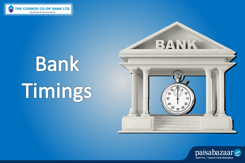 Cosmos Bank Timings