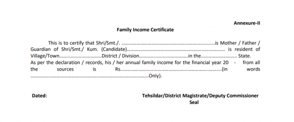 Income Certificate : Format & Download Online in Delhi & Haryana