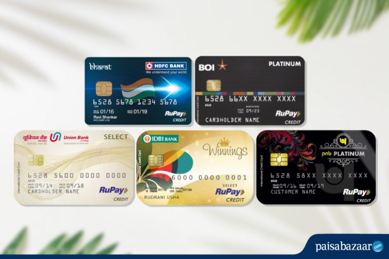 Best RuPay Credit Cards In India Paisabazaar 17 August 2021