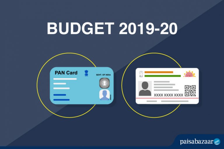 Aadhaar Union Budget 2019