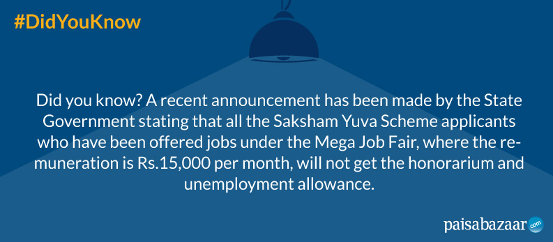 Saksham Yuva Yojana - Did You know