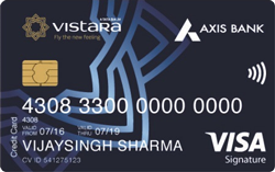 Axis Bank Vistara Signature Credit Card