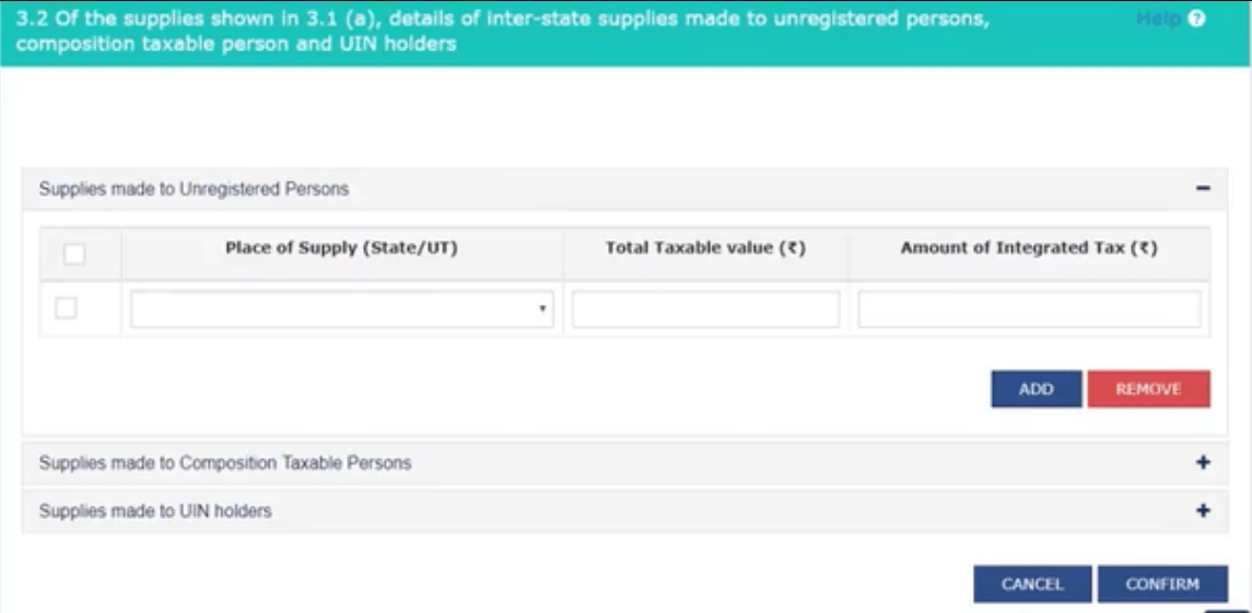 Inter-state supplies_GSTR3B