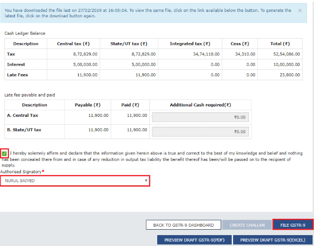 GSTR 9 - Due Date, Format and Filing of Annual GST Return