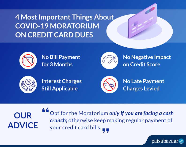 COVID-19 Moratorium on Credit Card Dues