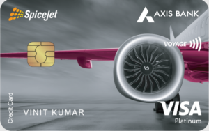 Axis Bank SpiceJet Voyage Credit Card