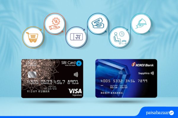 Credit Card Comparison: ICICI Sapphiro Vs. SBI Card Elite