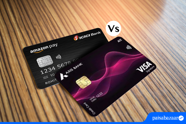 Axis ACE Credit Card Vs Amazon Pay ICICI Credit Card