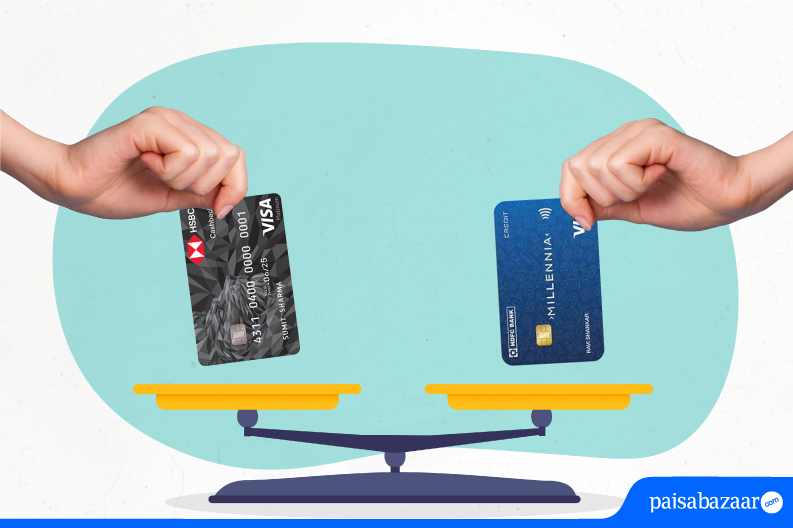 HSBC Cashback Credit Card Vs. HDFC Millennia Credit Card