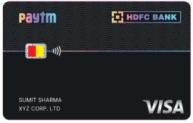 Paytm HDFC Corporate Card