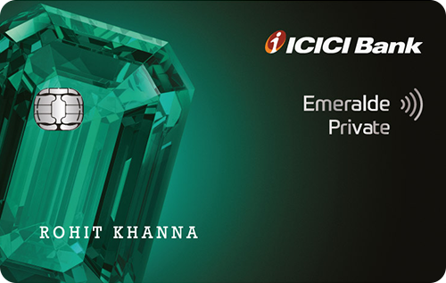 Image of ICICI Emeralde Private Metal Credit Card