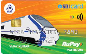 IRCTC SBI RuPay Platinum Credit Card