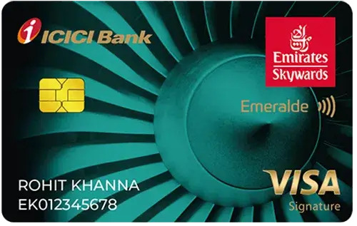 Emirates Skywards ICICI Bank Emeralde Credit Card