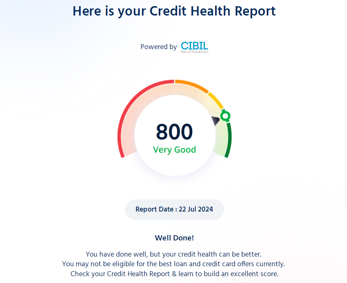 Credit Health Report